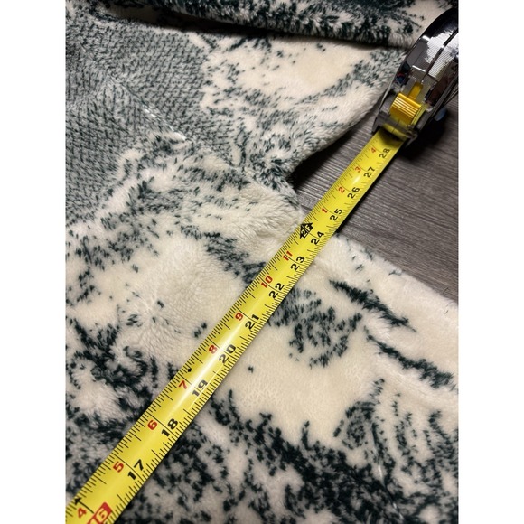 VINTAGE Mazmania Fleece Jacket Mens XL Gray Horses Alps Western 90s - Picture 4 of 5